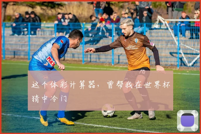 这个体彩计算器，曾帮我在世界杯猜中冷门